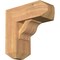 Ekena Millwork Funston Craftsman Smooth Bracket w/ Offset Brace, Western Red Cedar, 7 1/2"W x 18"D x 18"H BKT0806X18X18FST04SWR - alternate 1